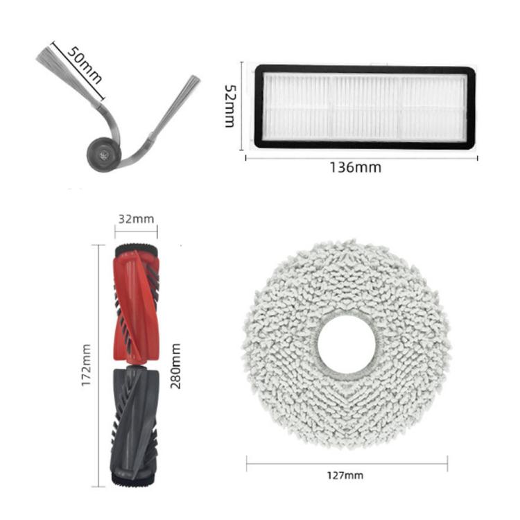 Main Brush For Roborock P20 Pro Robotic Vacuum Cleaner Accessories