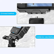 For Insta360 X4 / X3 HEPAIL AC56 Vertical Horizontal Magnetic Metal Bracket