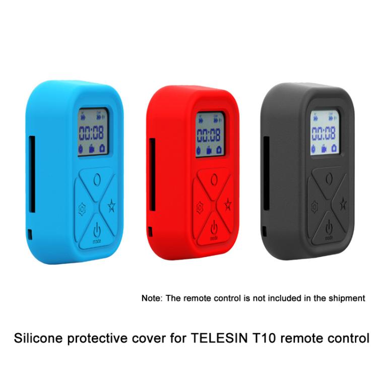 For TELESIN T10 Remote Control Silicone Protective Case Anti-scratch and Drop-proof Cover(Black)