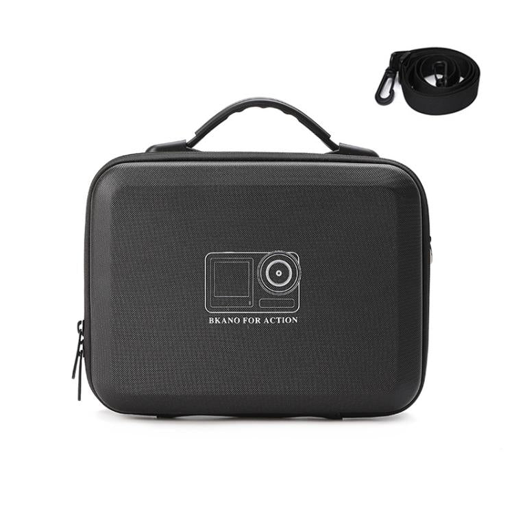 BKANO For DJI Osmo Action 3 / 4 / 5 Pro Sports Camera Storage Bag Portable Protective Bag Case(Black)