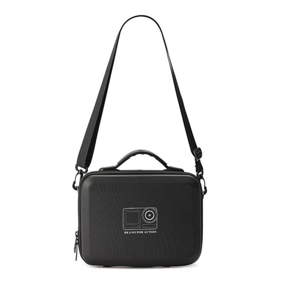 BKANO For DJI Osmo Action 3 / 4 / 5 Pro Sports Camera Storage Bag Portable Protective Bag Case(Black)