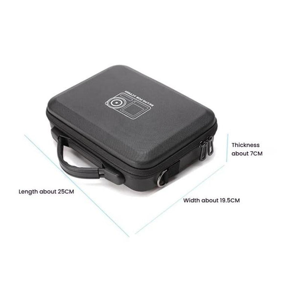 BKANO For DJI Osmo Action 3 / 4 / 5 Pro Sports Camera Storage Bag Portable Protective Bag Case(Black)