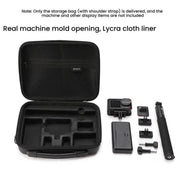 BKANO For DJI Osmo Action 3 / 4 / 5 Pro Sports Camera Storage Bag Portable Protective Bag Case(Black)
