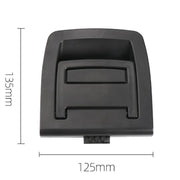 For BMW X5 E70 / X6 E71 E72 Car Boot Handle Inside Trunk Lid Bottom Plate Handle 51479120283(With Lock Hole Black)
