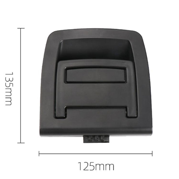 For BMW X5 E70 / X6 E71 E72 Car Boot Handle Inside Trunk Lid Bottom Plate Handle 51479120283(With Lock Hole Black)
