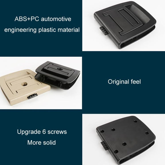 For BMW X5 E70 / X6 E71 E72 Car Boot Handle Inside Trunk Lid Bottom Plate Handle 51479120283(With Lock Hole Black)