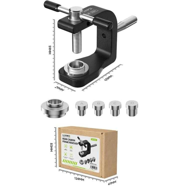 For iPhone Series LUOWEI LW-324 Camera Frame Remover Remove Cell Phone Rear Camera Without Grinding Damage