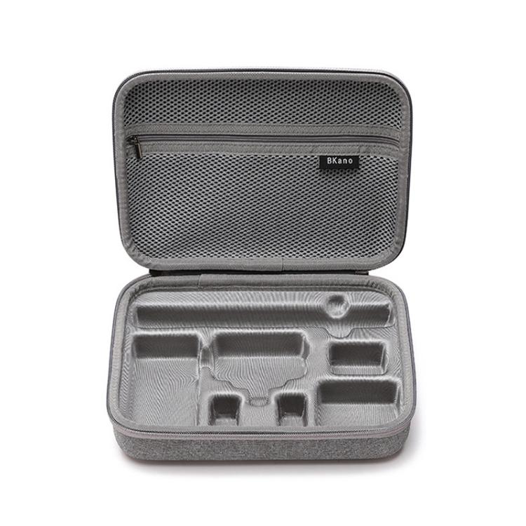 BKANO For DJI Osmo Action 4 / 5 Pro Set Storage Bag Organizer Case Hard Shell Case Handbag(Gray)