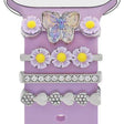 4pcs / Set 22mm Width Smart Watch Butterfly Flower Band Decorative Ring Metal Accessories, Style: 2 - Watch Decorations by PMC TechLife | Online Shopping South Africa | PMC TechLife | Buy Now Pay Later Mobicred