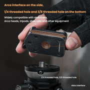 PGYTECH Camera Arca Quick Release Mount V2 Interface Tripod Accessory, Specifications: Set