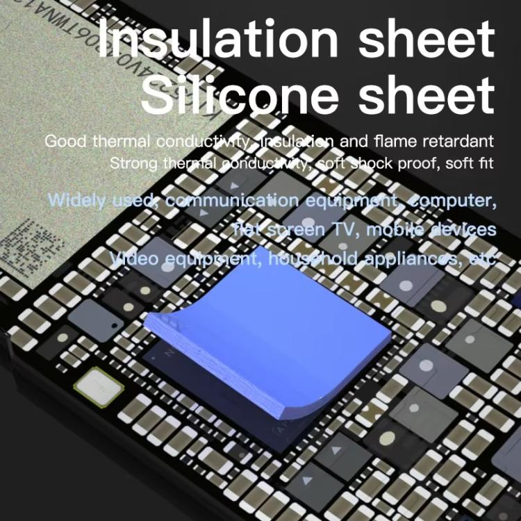 MaAnt DR-03 100pcs /Box Insulating Thermal Conductive Silicone Spacer CPU Thermal Spacer(Gray)
