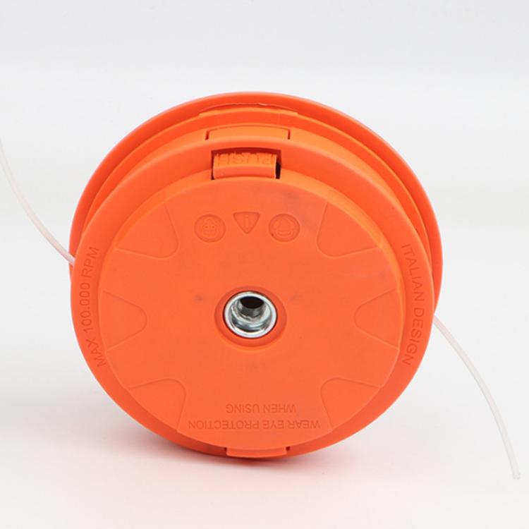 Automatic Rope Changing Mower Heads No Removal Garden Accessories, Style: Euro Size Aluminum