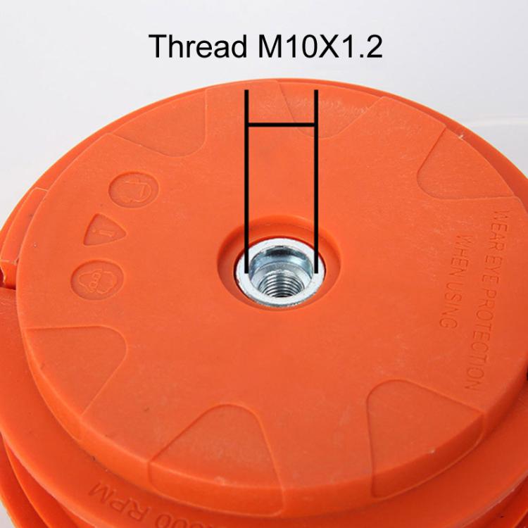 Automatic Rope Changing Mower Heads No Removal Garden Accessories, Style: Euro Size Aluminum