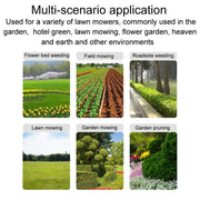 Automatic Rope Changing Mower Heads No Removal Garden Accessories, Style: Euro Size Aluminum