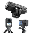 For DJI Osmo 360/Action 5 Pro/4/3 aMagisn Metal Magnetic Quick Release Mount Dual Interface Adapter(Black) - free shipping - PMC TechLife - Order now!