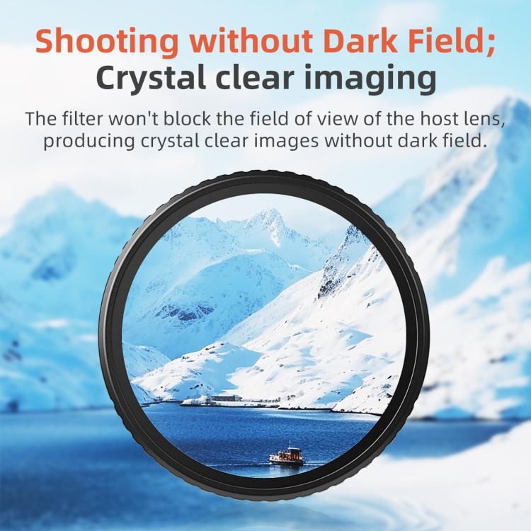 aMagisn Filter For DJI Action 5 Pro / 4 / 3, Spec: ND8+16+32+CPL