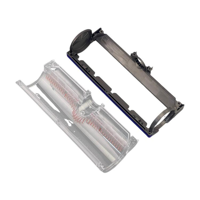 For Dyson V8 / V10 Vacuum Cleaner Anti-Tangle Direct Drive Floor Brushes Transparent Body Parts, Style: Shell Kits