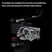 For DJI Ronin Series Stabilizer XILETU Quick Release NATO Clamp Cold Shoe Adapter