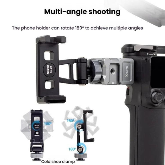 For DJI Ronin Series Stabilizer XILETU Quick Release NATO Clamp Cold Shoe Adapter