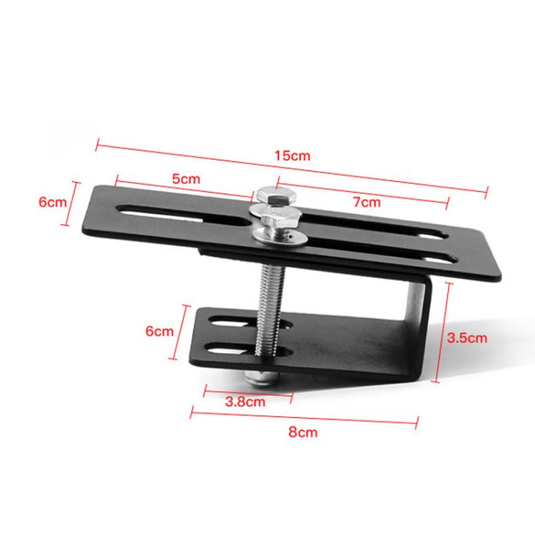 Car Luggage Rack Modification Fixing Clip Roof Spotlight Bracket Accessories(Black)