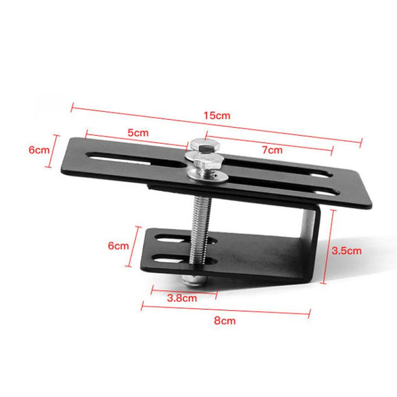 Car Luggage Rack Modification Fixing Clip Roof Spotlight Bracket Accessories(Black)