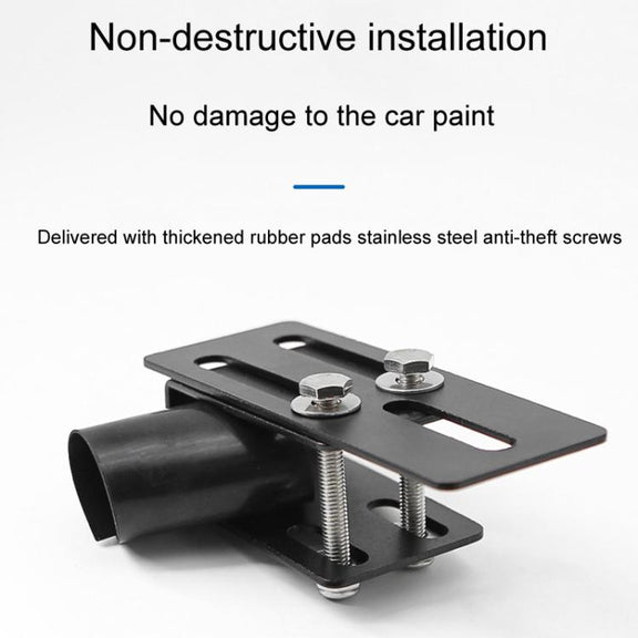Car Luggage Rack Modification Fixing Clip Roof Spotlight Bracket Accessories(Black)