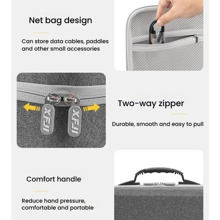 For DJI Flip XFJI Smooth Fly Portable Storage Bag Handheld Shoulder Bag(Gray)