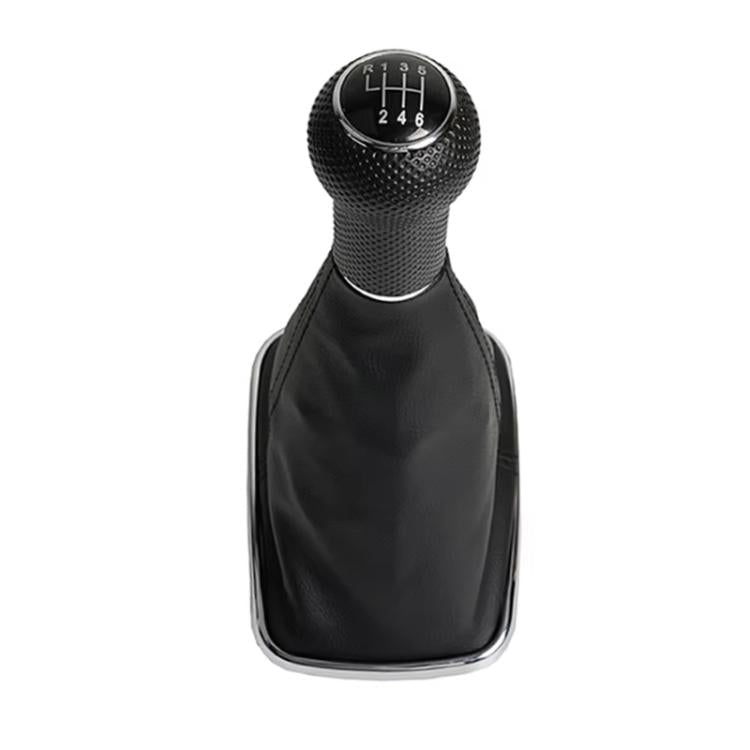 For Volkswagen Golf MK4 Gear Lever Hand Ball, Caliber: 12mm(Electroplating Black Line 6 Speed)