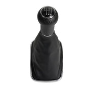 For Volkswagen Golf MK4 Gear Lever Hand Ball, Caliber: 23mm(Electroplating Black Line 6 Speed)