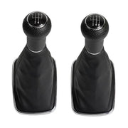 For Volkswagen Golf MK4 Gear Lever Hand Ball, Caliber: 23mm(Electroplating Black Line 6 Speed)