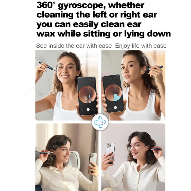 Bebird Note5 Pro Visual Ear Scoop Ear Picking Tool Cleaning Set(White)