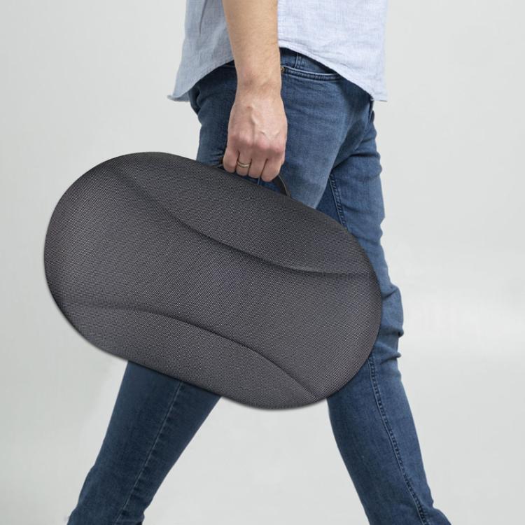 For Meta Quest 3 VR Glasses Storage Case EVA Anti-Pressure Hard Shell Storage Bag(Light Gray)
