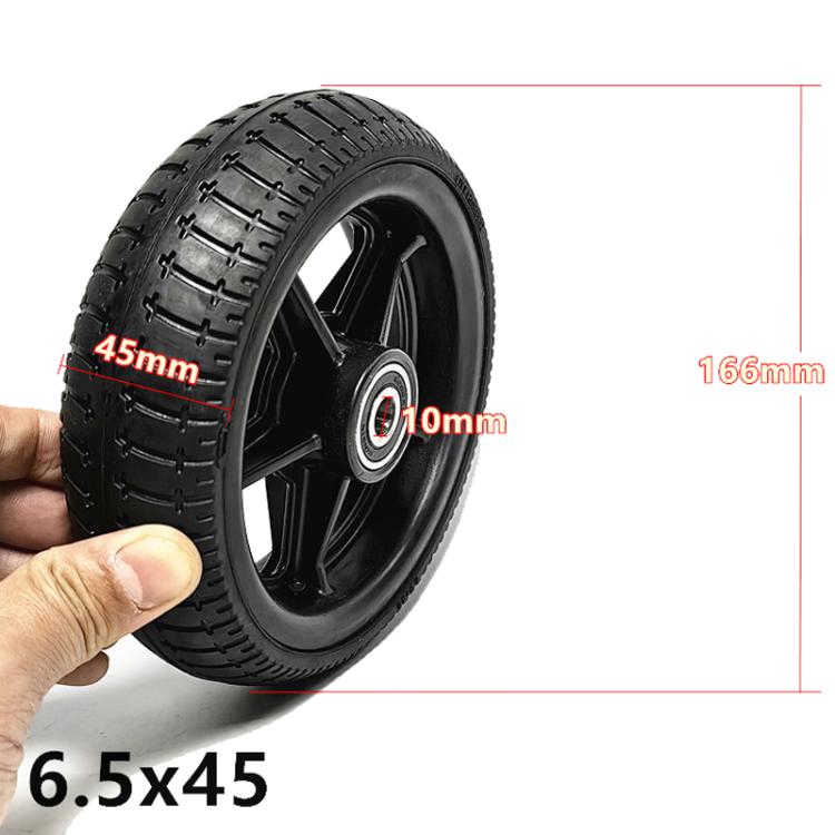 Electrical Scooter / Robot / Construction Vehicle Modified Tire Accessories, Style: 6.5inch Solid 10mm
