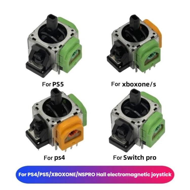 2pcs For PS5 High Precision Adjustable Hall Electromagnetic Joystick IC Rocker Accessories