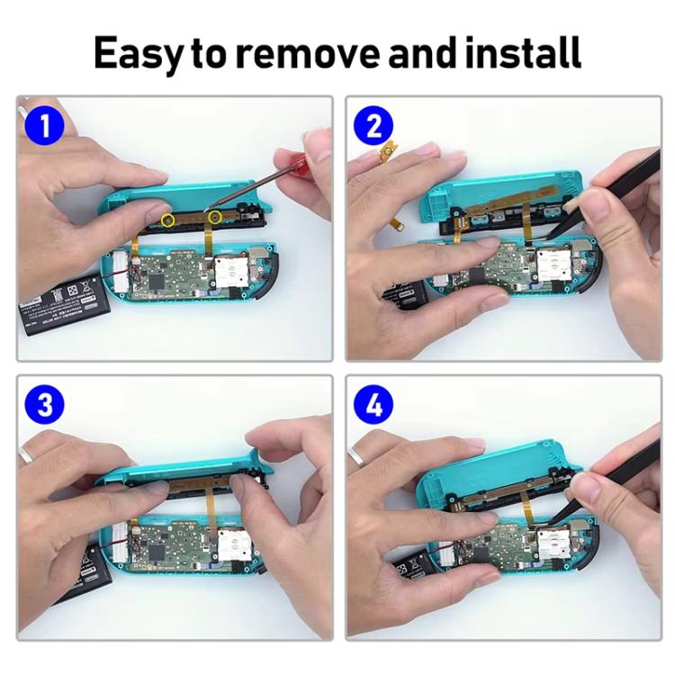 3pcs /Set For Nintendo Switch Joy-Con Button Repair Cable Gamepad Button Key Ribbon Flex Cable(ZL+ZR+L