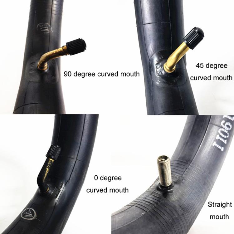 10 x 2.50 Straight Nozzle 10 inch Electrical Scooter Thickened Butyl Rubber Inner Tube