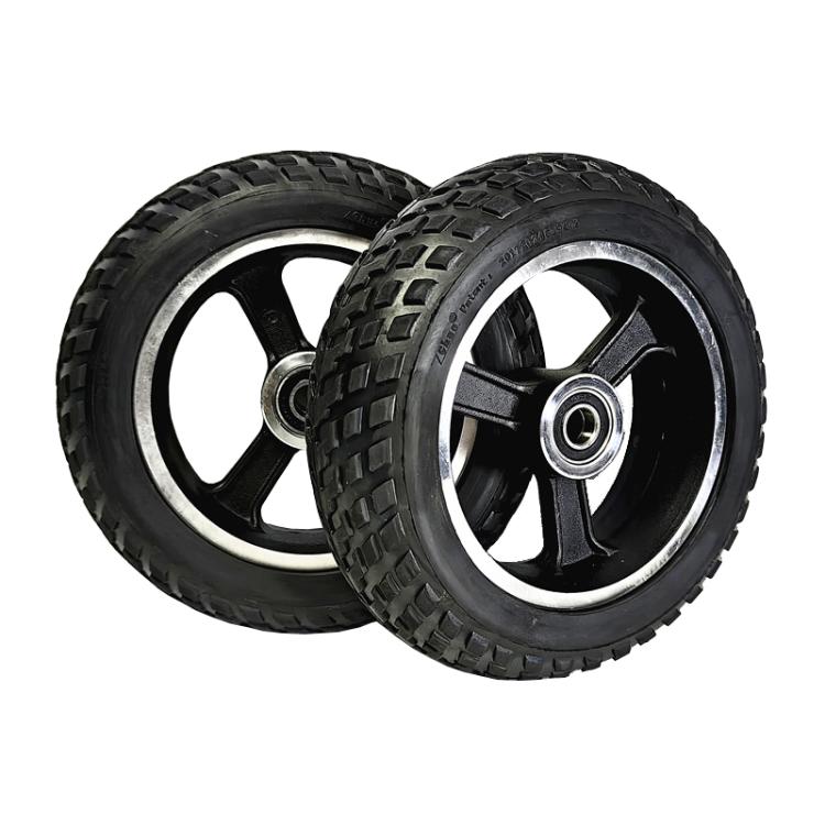 8mm 6inch Electrical Scooter Trolley Wheel 6 x 2 Solid Tires Whole Aluminum Wheels