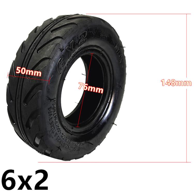 6 x 2 Thickened 6 inch Electrical Scooter Tire Accessories, Style: Inner Tire