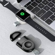 For Apple Watch 1/2/3/4/5/6/7/8/9/10/SE Portable Magnetic Wireless Charger Type-C Smart Wireless Charger(White)