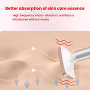 Red Light Facial Wand Eye Neck Massager With Vibrating for Lifting, Dark Circle Reduction(Fairy Pink)