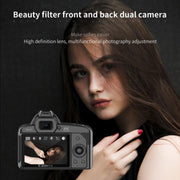 D5 HD WiFi Digital Camera 64MP Dual Camera Night Vision Photography Video DV Standard White