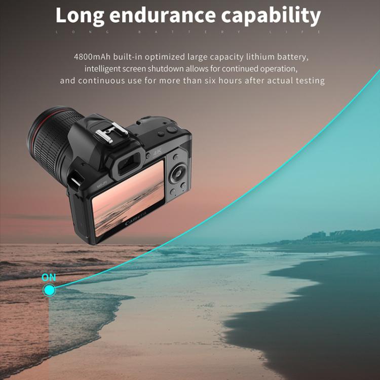 D5 HD WiFi Digital Camera 64MP Dual Camera Night Vision Photography Video DV Standard White
