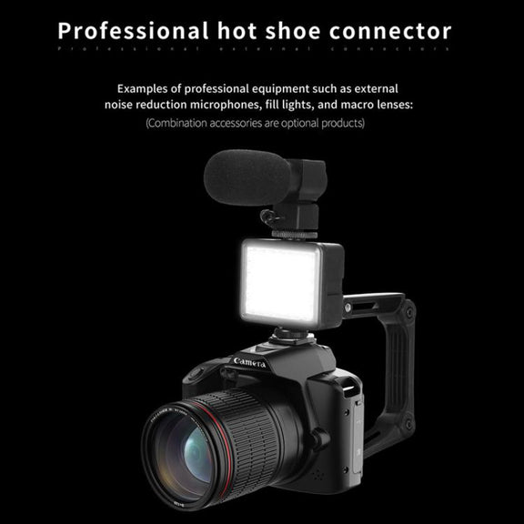 D5 HD WiFi Digital Camera 64MP Dual Camera Night Vision Photography Video DV Standard White