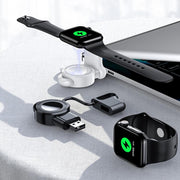 For Apple Watch 1/2/3/4/5/6/7/8/9/10/SE Magnetic Wireless Charger Mini Portable Smart Charger(White)