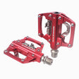 RACEWORK RK213 1pair Mountain Bike SPD + Flat Pedal Self-locking Dual-purpose Pedal(Red) - free shipping - PMc TechLife - Order now!
