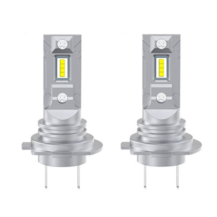 2pcs Mini 1:1 Direct Plug Car LED Headlight Bulb, Specifications: H7(White Light)