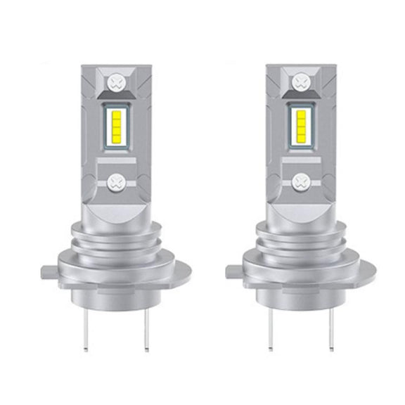 2pcs Mini 1:1 Direct Plug Car LED Headlight Bulb, Specifications: H7(White Light)