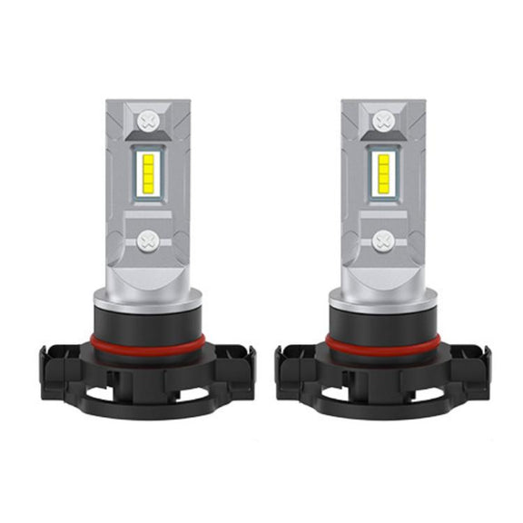 2pcs Mini 1:1 Direct Plug Car LED Headlight Bulb, Specifications: H16(White Light)