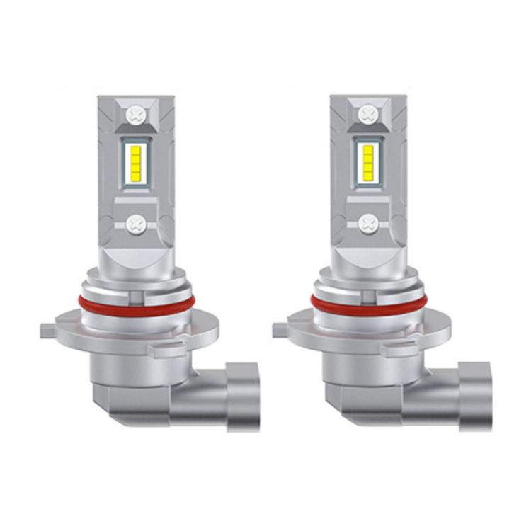 2pcs Mini 1:1 Direct Plug Car LED Headlight Bulb, Specifications: 9012(White Light)