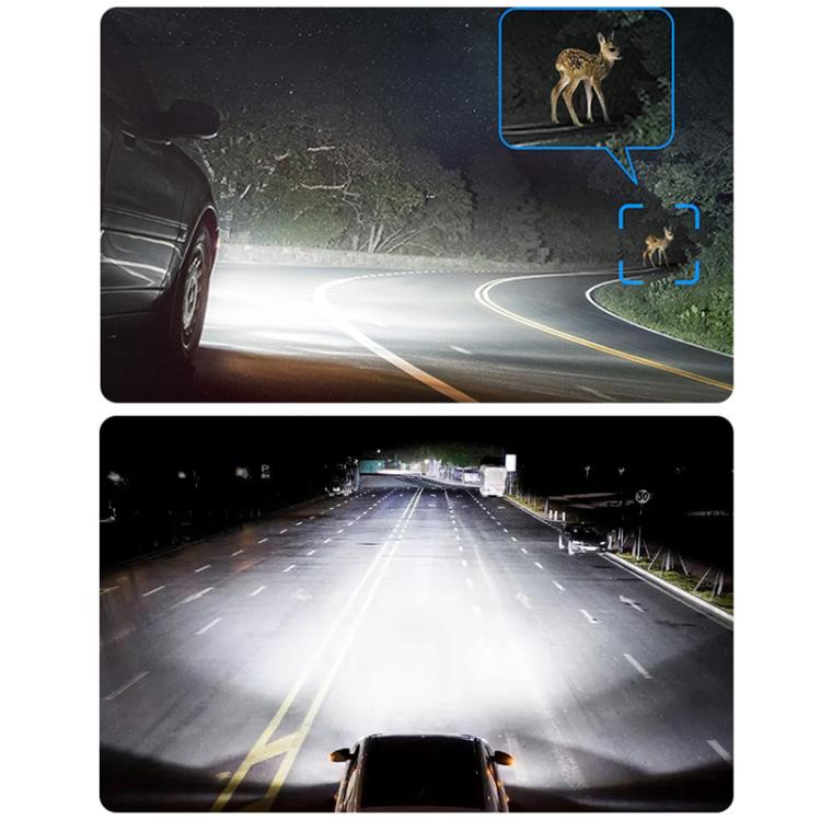 2pcs Mini 1:1 Direct Plug Car LED Headlight Bulb, Specifications: H11(White Light)
